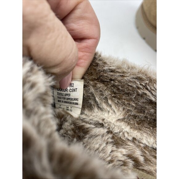 Skechers BOBS Women's Keepsakes Lite Cozy Comfort Clog Slippers Brown Size 8 - Picture 8 of 13